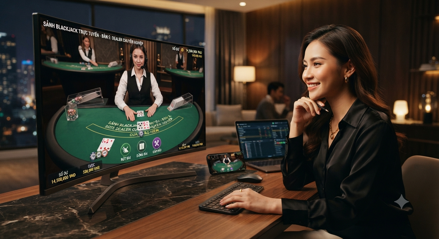 sảnh blackjack trực tuyến
